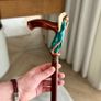 Unique Handmade Walking Stick, Winged Angel Handle, Never Used Image 10