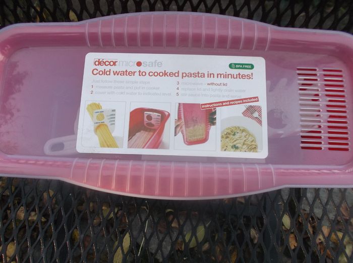 New Microwave Pasta Cooker