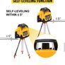 360 Rotation Laser Level Auto Self-Leveling Vertical Horizontal Scanning Professional Measurement Construction Tool kit Image 6