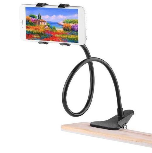 Universal Mobile Phone Stand Stents Holder Bed Desk Table Clip Gooseneck Bracket