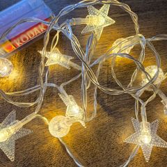String of LED lights - moons & stars