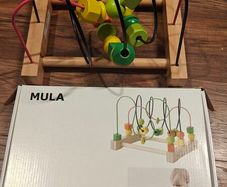 MULA Wooden Bead Roller Coaster