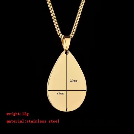 The Identity Pendant Necklace  Available for Custom Engraving By R'Laith