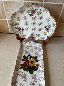 James Kent Sandwich Tray & Leaf shaped serving Dish
