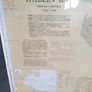 Large Framed Topographic \ Bathymetric \ Nautical Map of Dublin Bay Image 6