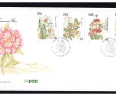 1990 Ireland Fauna & Flora (Garden Flowers) Commemorative Stamps An Post First Day Cover (FDC)