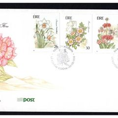 1990 Ireland Fauna & Flora (Garden Flowers) Commemorative Stamps An Post First Day Cover (FDC)