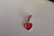 Brand new genuine pandora Turkey flag charm