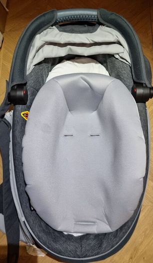 Maxi Cosi Nova3 Pushchair, Tinca car seat, Jade & isofix base