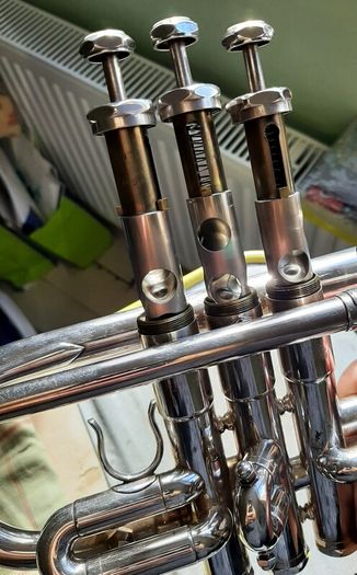 Vintage Schilke E1 trumpet in Key of E Flat and D
