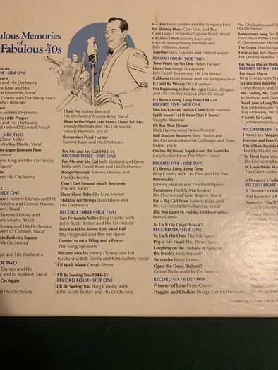 40s music 8 vinyls
