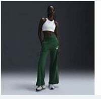 BNWT Nike Vintage green women's phoenix fleece wide leg standard fit High Rise Full length  pants for women size L UK18 EU46 Postage included