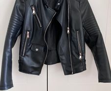 Zara Faux Leather Black XS