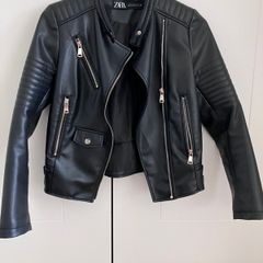 Zara Faux Leather Black XS