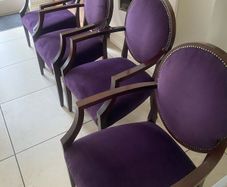 stunning chairs - Louis style.  Perfect for dining table or as casual chair