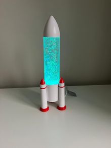 Rocket Colour changing motion LED lamp