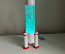 Rocket Colour changing motion LED lamp