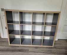 Grey Ikea Kallax
