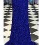 Royal blue sequin debs dress Image 6