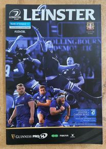 2017 Leinster v Cardiff Blues - Guinness PRO14 Programme