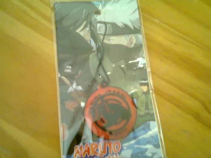 naruto necklace keyring x3