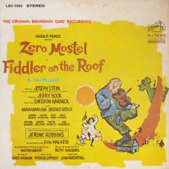 Zero Mostel In Fiddler On The Roof (Original Broadway Cast Recording) LP