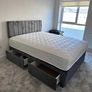 Brand New Stylish Double Divan Beds Instock.. Multiple Headboard Designs And Tufted Memory Foam Mattresses Available Image 4