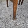 Set of 4 Arts & Crafts oak dining chairs Image 4