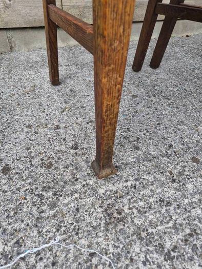 Set of 4 Arts & Crafts oak dining chairs