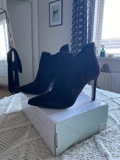Brown leather Paul Costello suede Boots
