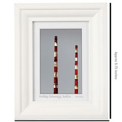 Poolbeg Chimneys, A6 framed print by artist Helen Mathews