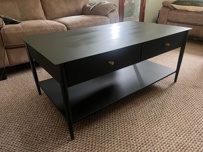 metal coffee table