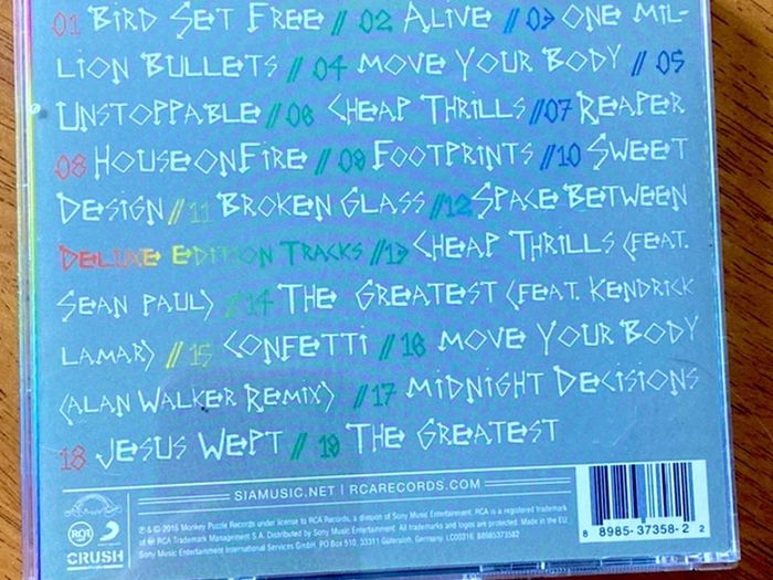 Sia This Is Acting cd album