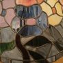 Vintage Tiffany style stained glass pendant light Image 4