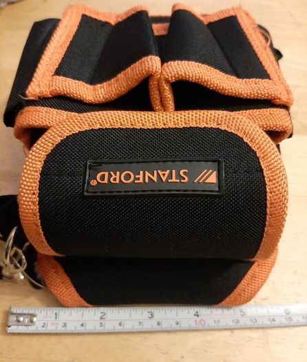 New tool pouch tag attached