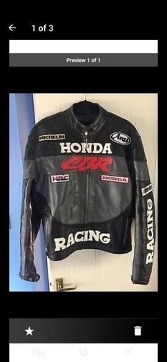 CBR leather bike Jacket