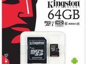 micro sd card Kingston 64GB Canvas Select Class 10 UHS-I microSDXC
