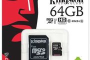 micro sd card Kingston 64GB Canvas Select Class 10 UHS-I microSDXC
