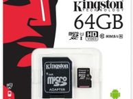 main image for ad micro sd card Kingston 64GB Canvas Select Class 10 UHS-I microSDXC