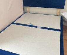 Brand new bed frame and bed.