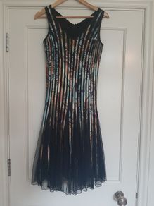 Beautiful multi coloured dress - Size 12
