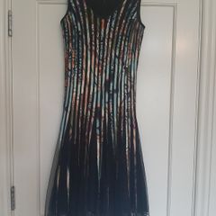 Beautiful multi coloured dress - Size 12