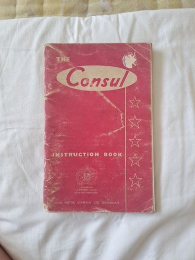 Ford Consul Instruction Booklet 1957