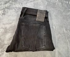 Replay men's Anbass hyper flex slim tapered black jeans - VGC - W35 L29