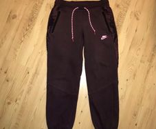 Nike Pants Trousers Joggers Track Tech Fleece Type Bottoms Burgundy Maroon Pink