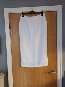 Michael Ambers White  Skirt.   S.16..