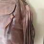 All saints distressed genuine leather Spitalfields multi tassel adjustable bag Image 9