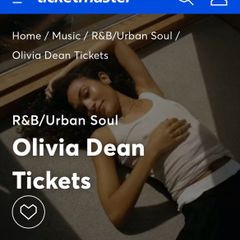 Olivia Dean ticketsx2