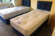 Single bed set, headboard and mattress included