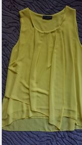 Yellow Kiara Conini Top. Size 12